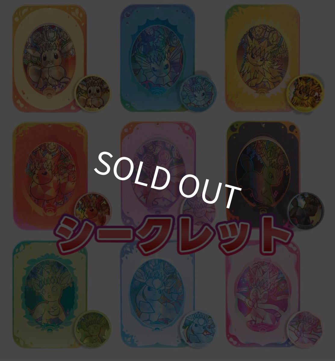 画像3: 【予約商品】中国版テラスタルフェスex「太晶盛聚]　関連ダメカンケースセット（拡張パック2個入り）　イーブイver. (3)