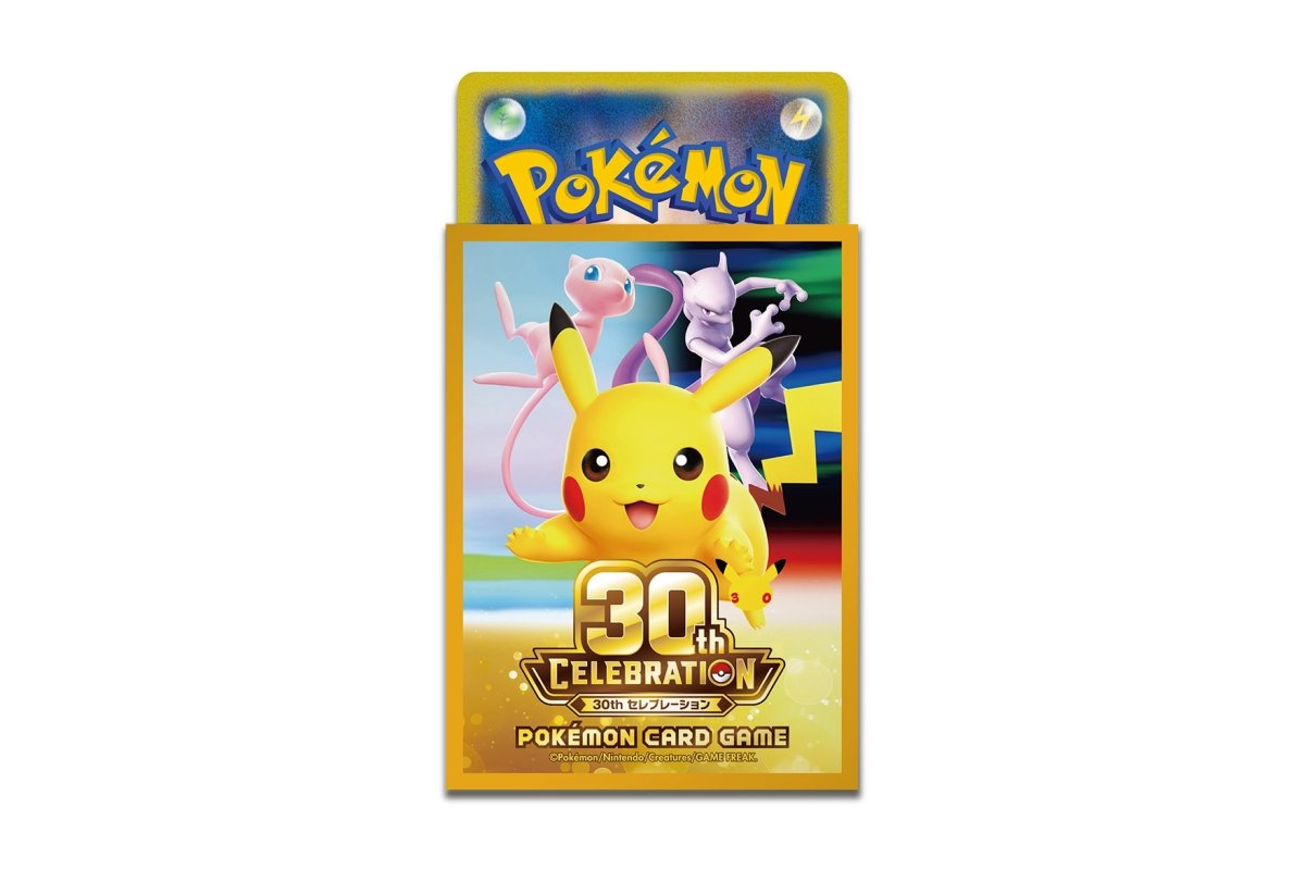画像1: 【予約商品】ポケモンカードゲーム デッキシールド プレミアム・グロス 30th CELEBRATION (1)